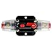 KUMEED 12V DC 20A 30A 40A 50A 60A Car Audio Inline Circuit Breaker Fuse for System Protection (40A)