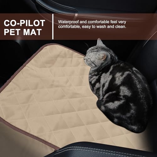 Funda para asiento de coche para mascotas duradera en tejido premium 6