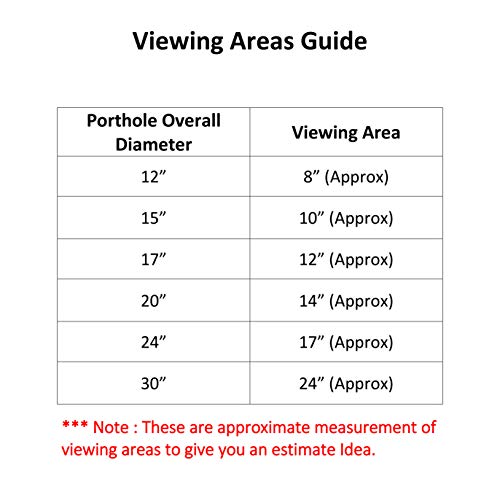 Antique Purple Rustic Patina Nautical Maritime Ship's Porthole Frame | Wall & Bathroom Sculpture Aluminum Porthole | Home Decor Ideas | Round Glass Hanging Porthole (Reflective Mirror, 30 Inches) - Image 2