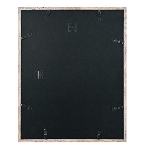 A Plus Rustic Style Picture Frame With Ivory Mat For 16X20 Photos (10.5X13.5 Opening) - Light Wood Grain, Hangers Included For Horizontal Or Vertical Hanging, Pack Of 4 #TOP3