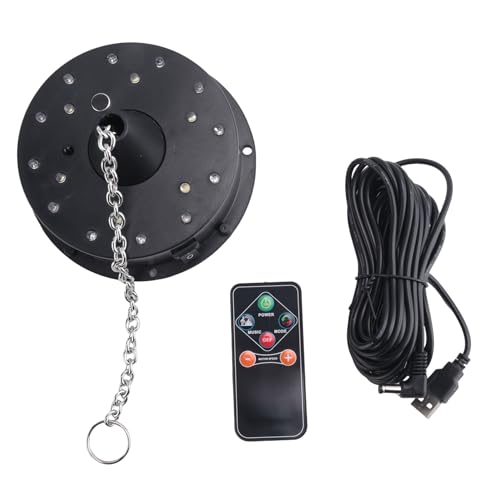 Boule disco rotative 18 LED projecteur pour rotateur de miroir