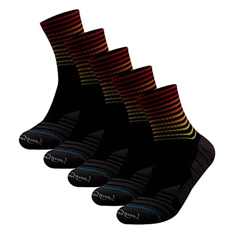 Jzy Qzn Copper Antibacterial Athletic Socks for Men and Women-Moisture Wicking, Nonslip Ankle Socks Cover