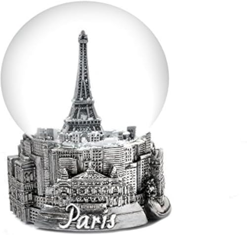 Paris Snow Globe Paris France Eiffel Tower 65mm