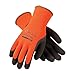 Powergrab 41-1400 Thermal Hi-Vis Orange/Black Cold Condition Work Gloves,Orange Black,XX-Large,Pack of 4
