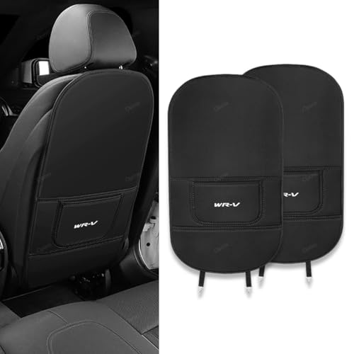 ホンダ 新型WR-V WRV車用シートバックマット キックマット 蹴り防止マット 新型WR-V WRV DG5全系 DG系 自動車 インテリア アクセサリー 取り付け簡単 小物入れ収納座席保護車用キックマット シートカバー防水防汚 後部座席 運転席 助手席