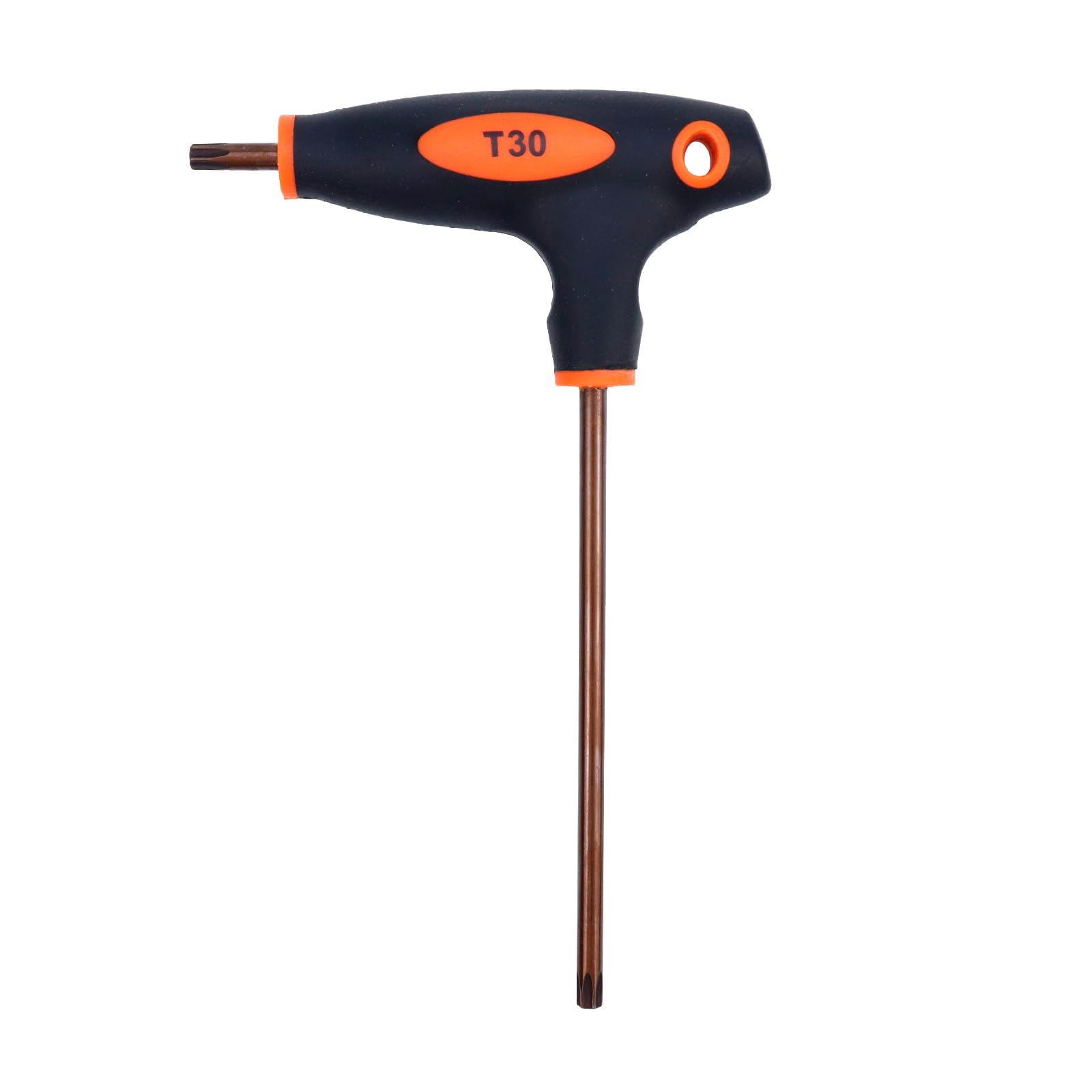 Antrader T30 Torx Screwdriver,Anti Tamper Proof Torx Key,S2 Steel T-Handle Dual End Wrench-1Pcs