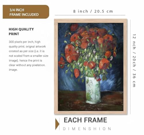 Image of BLINKART Vintage Ad Aesthetic Modern Art Walls With Frame | Natural Wood Texture | Living Room Bedroom Office Wall Decoration | Poster Home Decor Frames Wall Bedroom | 12x8 Inches (D383)