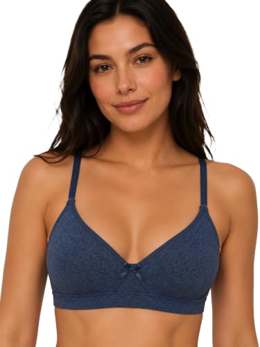 Image of Viola's Secret 6 Pack of Color Print T-Shirt Bras B Cup C Cup and D Cup