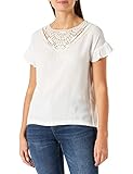 Manga corta Springfield Camisa Crochet para Mujer, Blanco, M