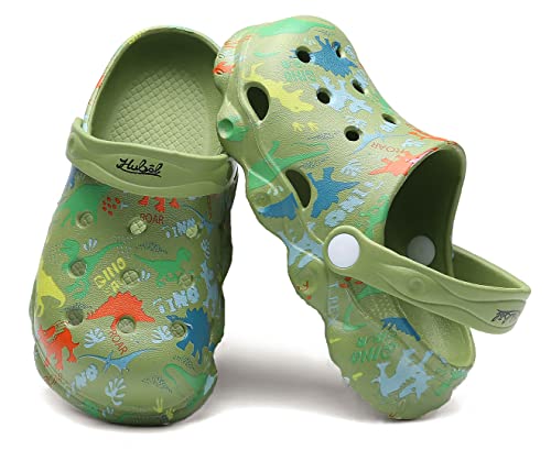 Image of INMINPIN Kids Cute Clogs Cartoon Garden Shoes Boys Girls Slides Slippers Indoor Outdoor Children Water Shower Beach Pool Sandals