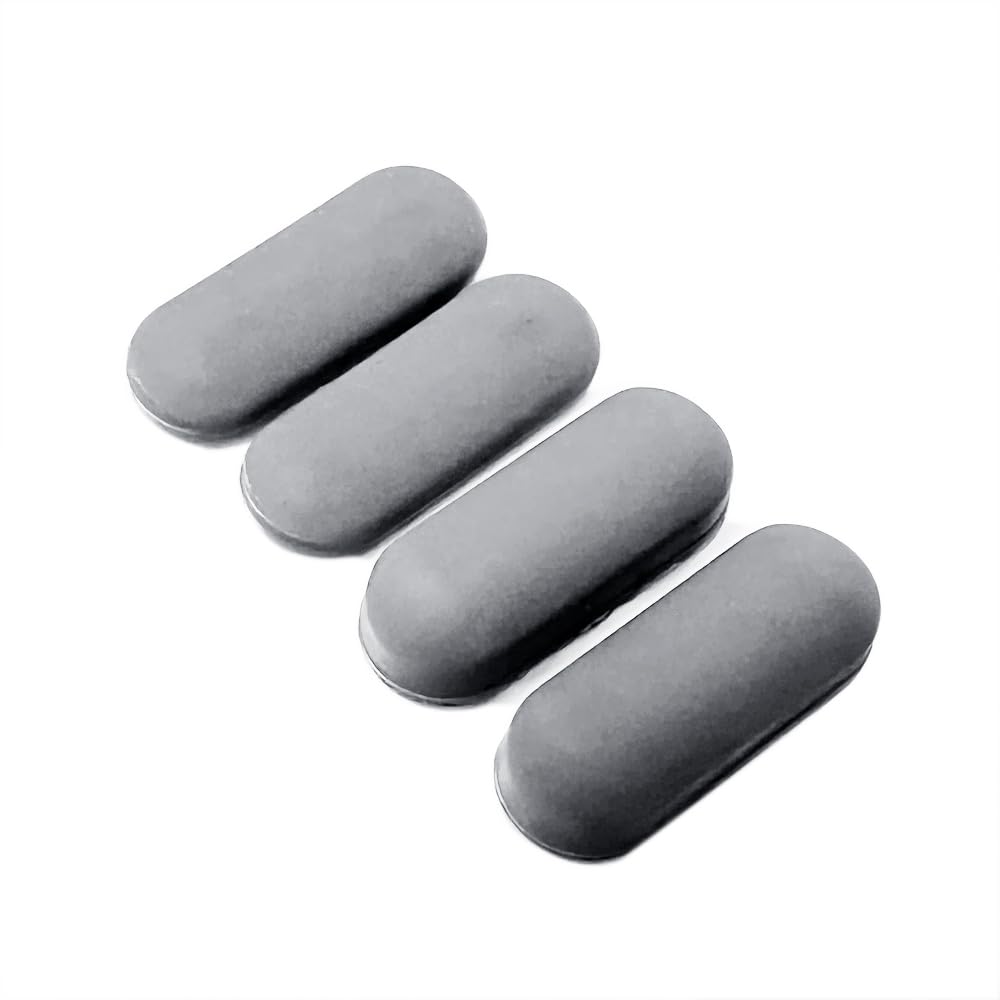 Gintai 4 PCS/1 Set Rubber Foot Strips Podkładki Gumowe Nóżka Nóżki Części zamienne dla Dell Latitude 5500 5501 5502 5505 5509 5510 5511, Precision 3540 3541 3542 3550 3551 Szary