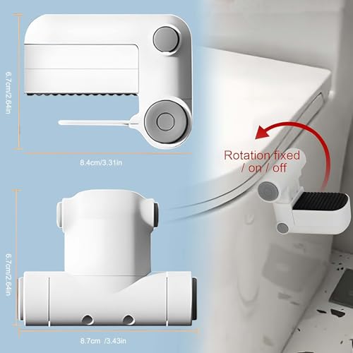 Verrou de toilettes réglable bébé : sécurité sans outils et installation adhésive facile - 5