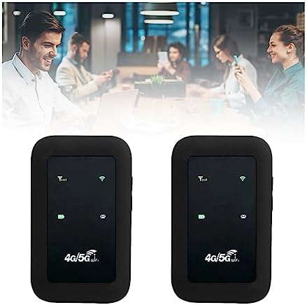 Mobile WiFi Hotspot 4G LTE Wi-Fi Hotspot Device Portable WiFi Router with SIM Card Slot for Trave, Support B1/B3/B5/B40 (1)