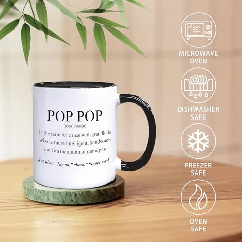 Taza de café Pop Pop de cerámica 11 oz miniatura 3