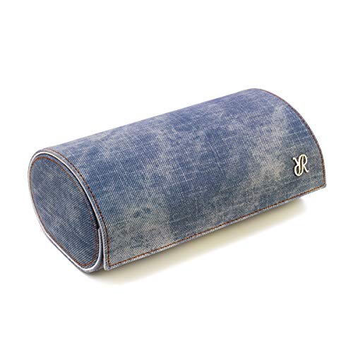Soho Blue Denim Watch Roll