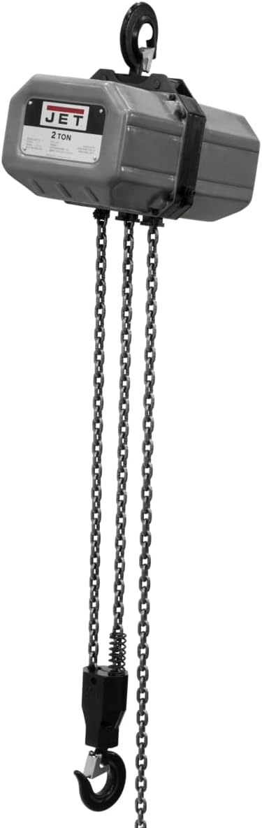 JET 2-Ton Electric Chain Hoist, 15' Lift, 230V 1Ph (2SS-1C-15)