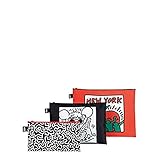 - Wir kommen zu dritt LOQI LOQI Keith Haring New York Zip Pockets Münzbörse, 32 cm, New-York