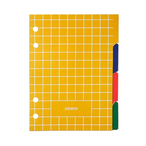 Caderno Criativo Argolado Office Duo Pólen Pautado& Pontado A6 Tropicália Caramelo, Cicero