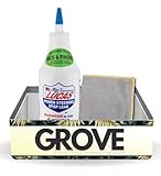 GROVE Power Steering Stop Leak 12 oz Bundle with Microfiber Cloth - Stop Leak for Power Steering Fluid - Preventative Maintenance and Seal Protection - (2 Items)