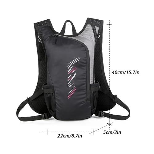Sac à dos d'hydratation 2L Walmeck respirant pour cyclisme - 6