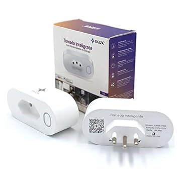 EKAZA, Tomada Inteligente 16A, WI-FI, Com medidor de consumo, Compatível com Alexa e Google Assistente – T005