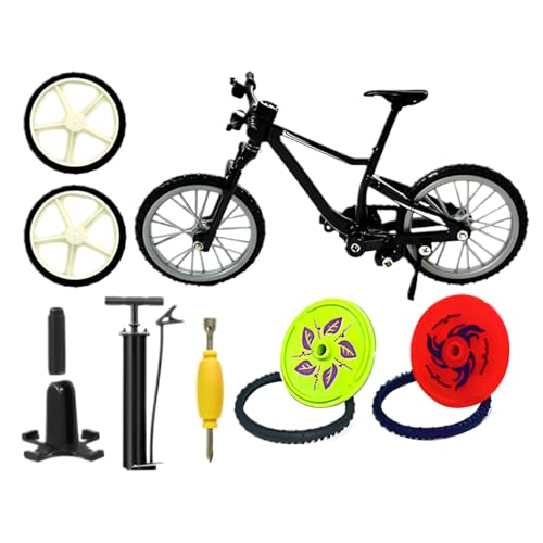 Genérico Juguete para Dedos - Mini Bicicleta de Acero de 4,13 Pulgadas, aleación Resistente | Juguete de Dedo para desafíos de Descenso, coordinación Mano- y dominio de Nuevas Habilidades