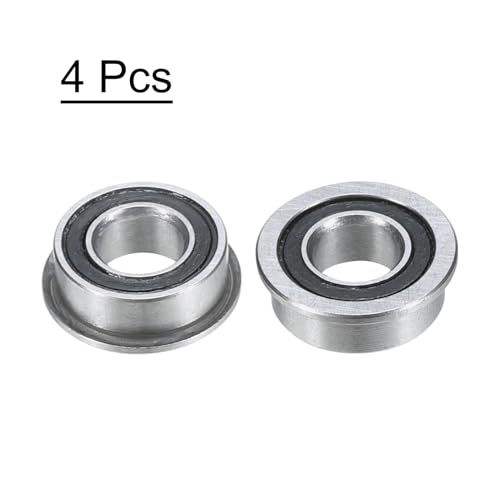 Rodamiento con brida 4x8x3 mm de bolas MF84-2RS miniatura para piezas de eje 4
