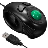 Conception ergonomique : la structure hors table permet un mouvement sans restriction, offrant une prise en main naturelle et confortable lors de l'utilisation de cette souris unique, souris 4d, mini souris USB