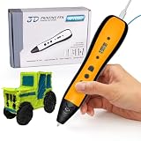 LittleCreators Bolígrafo 3D para Niños | Lápiz 3D con 18 m PLA | Pluma 3D Infantil con Pantalla LCD, Velocidad Ajustable y Punta Cerámica | Manualidades Creativas y Regalo Ideal