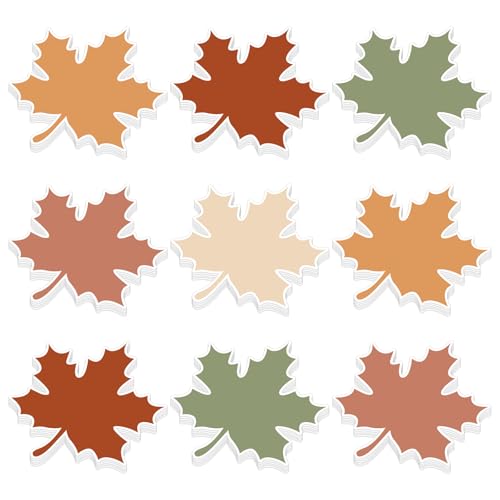 Feuilles d'érable de style bohème colorées en lot - 2