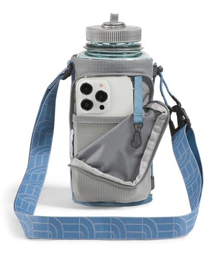 The North Face Borealis Trinkflaschenhalter - Verstellbarer Gurt, Wasserabweisende Oberfläche, Außentasche mit Schlüsselhaken, Beton… – Ansicht 3