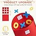 JoyCat 30 Pack Tic Tac Toe Party Favors for Kids, Felt Travel Board Games with Storage Pouch, Classroom Prizes, Goodie Bag Stuffers, Birthday Gifts for Students(Classic)