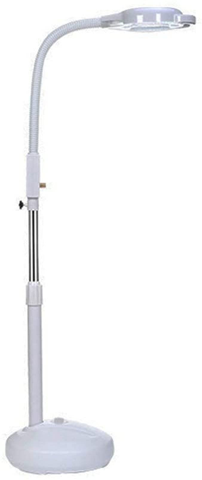 Aioneer Floor-Standing Magnifying Glasses With Led Lig, 8X Super High Clarity 360° Rotation Magnifier, Adjustable Lamp Lightweight Macular Degeneration Reading Low Vision