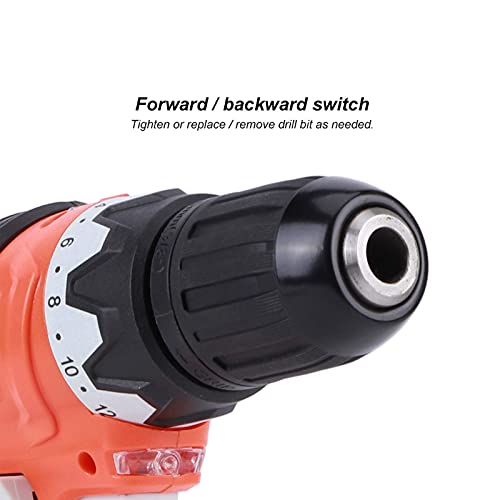 Elektrischer Schraubendreher, 12V Akkuschrauber, Akkuschrauber Autoreparaturwerkzeug mit 10 Bohrer, 1300mAh Akku… – Bild 5