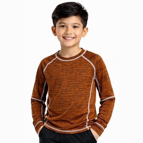 CHILINS Kids’ Long-Sleeve Heathered Gray T-Shirt – Active Wear Sports Wear, Everyday Comfort - Review, Price and Buying Guide