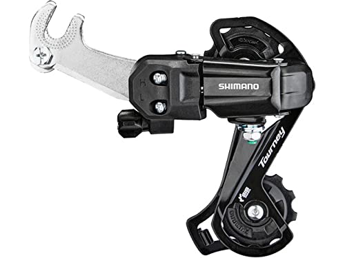 Tourney RD-TY200 6/7 Speed Rear Derailleur Hanger Type Fitting Black