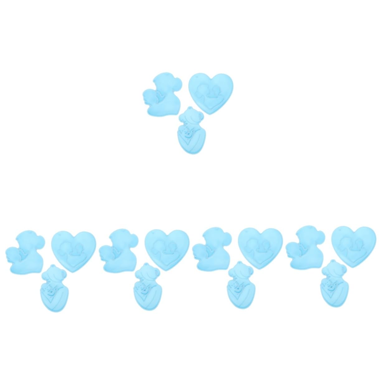 Lurrose 5 Set Di Per Ciondoli Non Portachiavi Stampo in Silicone Per La Festa Della Mamma Per Resina Epossidica 3 Pezzi * 5