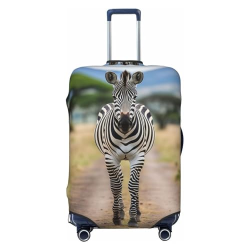 Zebra Animal Print Luggage Cover Suitcase Protector Anti-scratch Fits 18-32 Inch Trolley Case