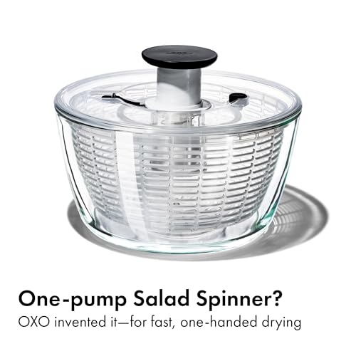 OXO Good Grips Glass Salad Spinner Medium by OXO - Image 2