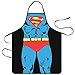XingDerK Grembiule Divertente Comic per Barbecue Costume Partito Grembiule Cucina Uomo (Superman