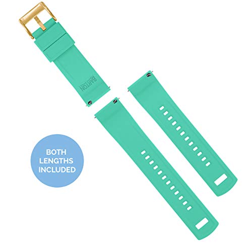 Image of BARTON Elite Silicone Watch Bands - Gold Buckle Quick Release