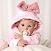 BABESIDE Lifelike Reborn Baby Dolls - 17 Inch Soft Body Realistic-Newborn Baby Doll Girl Blond Curly Hair Real Life Baby Dolls with Gift Box for Kids Age 3+ Collectors