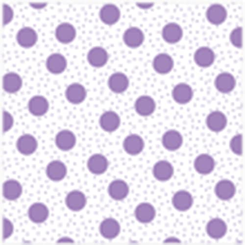 Stitch & Sparkles Cotton 44' Far Near Dots Lilac Fabric by The Yard