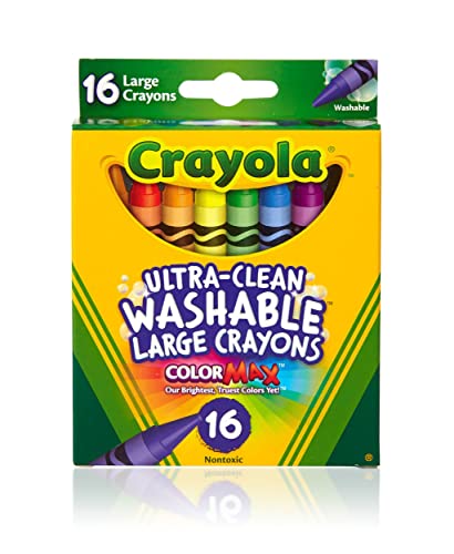 Crayola Ultra Clean Washable Large Crayons Multi-Colour Cy52-3281