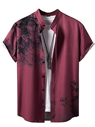 Image of Men's Lycra Digital Print Casual Shirt