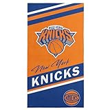 Northwest NBA New York Knicks Microfiber Beach Towel, 30 x 60 Inches – Quick Dry, Sand Resistant, Lightweight, Highly Absorbent, Spirited Design