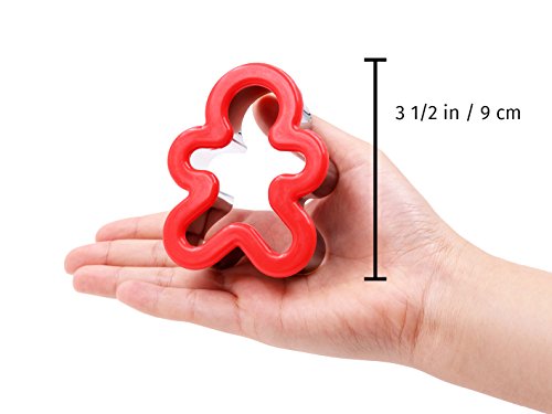 Joyin 13 Pcs Stainless Steel Christmas Cookie Cutters With Comfort Grip 3.5Í Plus A Rolling Pin For Large Holiday Cookies, Snowflake Cookies, Gingerbread Man Cookies, Christmas Party And Baking Gift #TOP4