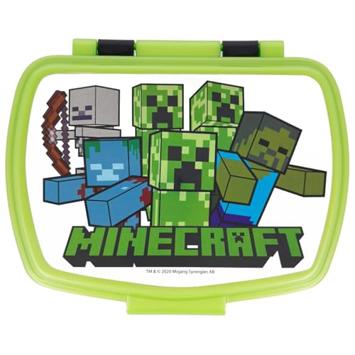 ms móvil shop Sandwichera Infantil Rectangular MINEE CRAAFT Libre de BPA Fiambrera | Producto Oficial