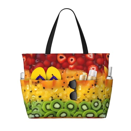 Fresh Fruit Large Capacity Waterproof Sandproof Multifunctional Beach Travel Camping Picnic Storage Bag