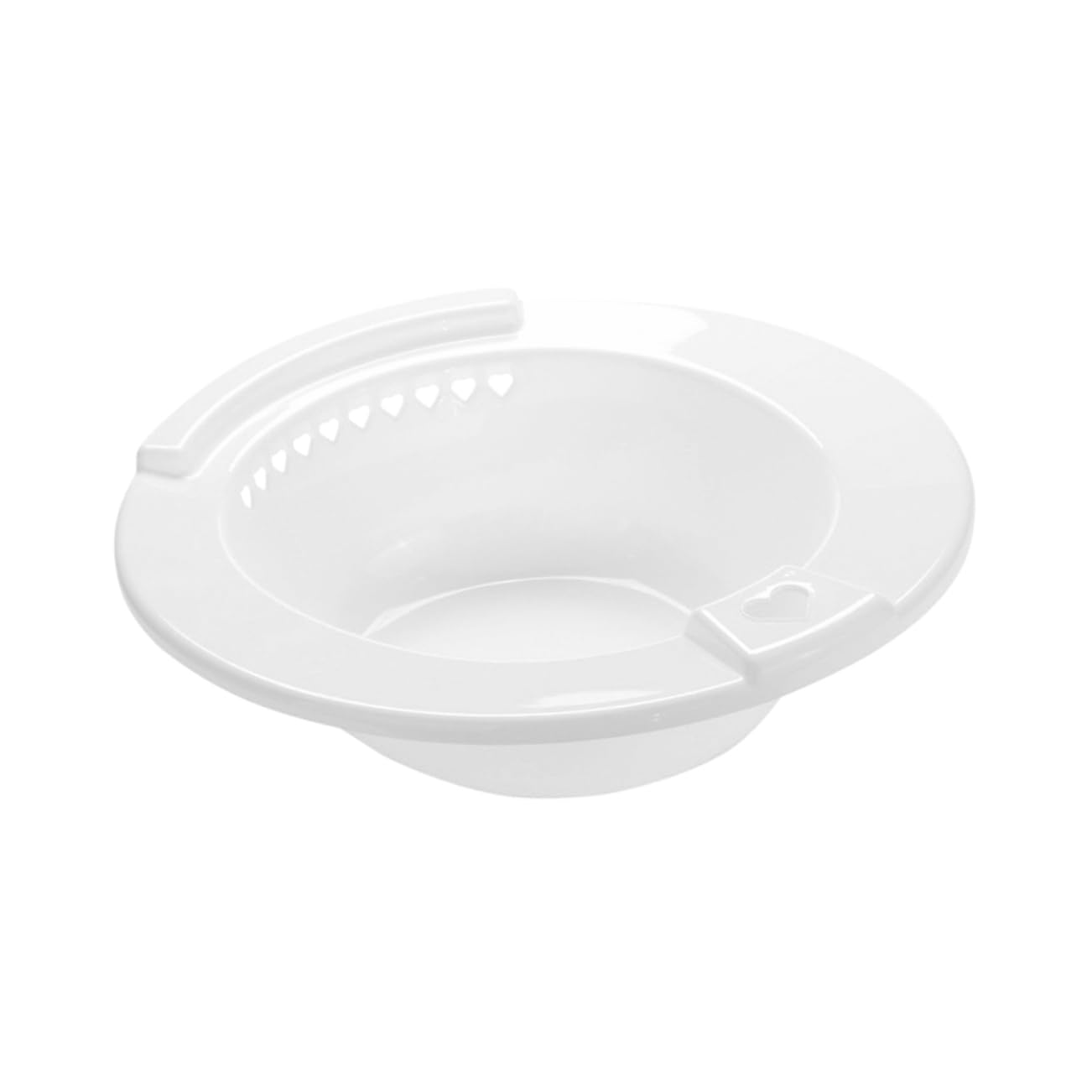 FOMIYES Bath Basin Medical Sitz Bath Hip Bath Tub Toilet Sitz Bath Confinement Pregnant Woman Thicken White